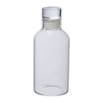 Sklenená fľaša na pitie, 300 ml transparent