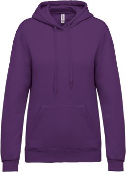 Kariban | Dámská mikina s kapucí purple S