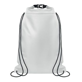 DEBO BAG Nepromokavý stahovací batoh transparent white