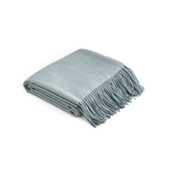SMOOTH. 100% akrylová deka Sivá