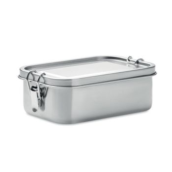 CHAN LUNCHBOX Obědová krabička z nerezu matt silver