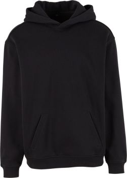 Build your Brand | Mikina s kapucí z těžké bavlny "Loose Fit" black L