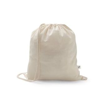 SALAMANCA. Taška na batoh zo recyklovaná bavlnená (70%) a polyesteru (30 % rPET) (150 g/m²) Svetlá prírodná