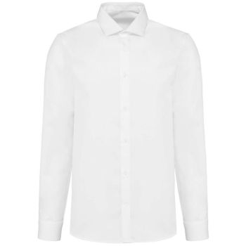 MEN'S PINPOINT OXFORD LONG-SLEEVED SHIRT White L