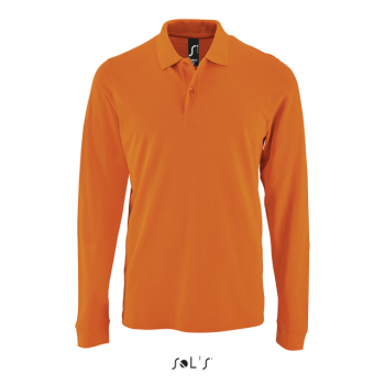 SOL'S PERFECT LSL MEN - LONG-SLEEVE PIQUÉ POLO SHIRT Orange L