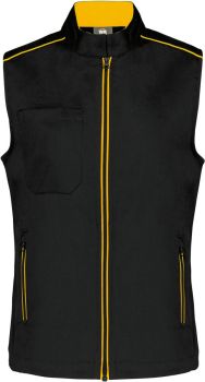 Kariban | Dámská vesta "Day-to-Day" black/yellow M