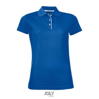 SOL'S PERFORMER WOMEN - SPORTS POLO SHIRT Royal Blue M