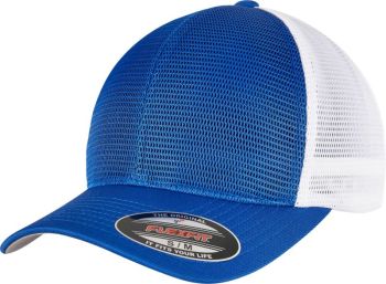 Flexfit | 6 panelová síťovaná kšiltovka royal/white S/M