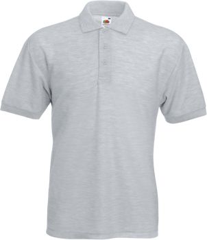 F.O.L. | Piqué polo heather grey M