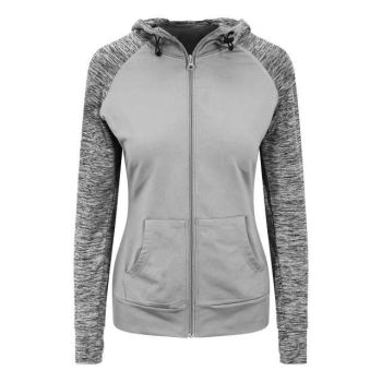 WOMEN'S COOL CONTRAST ZOODIE Grey/Grey Melange XS