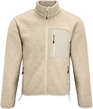 SOL'S | Fleecová bunda Sherpa shear beige/beige XL