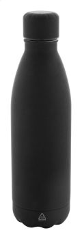 Refill Soft fľaša z recyklovanej nerezovej ocele black
