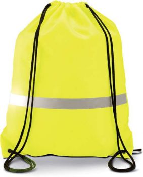 DRAWSTRING BACKPACK Fluorescent Yellow U