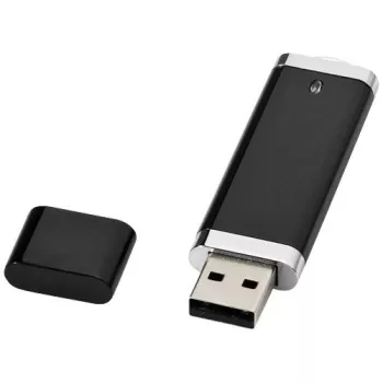 USB disk Flat, 4 GB Černá
