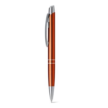 11081. Guľôčkové pero z hliníka Oranžová