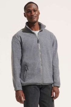 SOL'S NORTH MEN - ZIPPED FLEECE JACKET White L