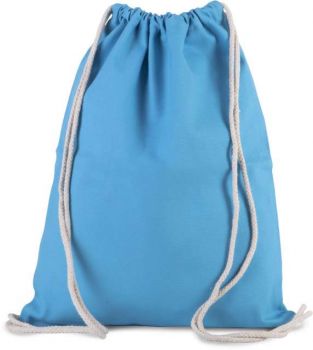 DRAWSTRING BAG WITH THICK STRAPS Surf Blue U