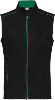 Kariban | Pánská vesta "Day-to-Day" black/kelly green M