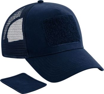 Beechfield | 5 panelová kšiltovka "Removable Patch Trucker" french navy onesize