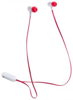 Stepek bluetooth earphones red , white