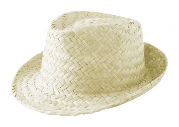 Zelio slamený klobúk white