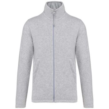 FALCO - FULL ZIP MICROFLEECE JACKET Ash Heather L