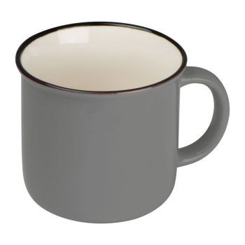 Keramický hrnček, 350 ml sivá