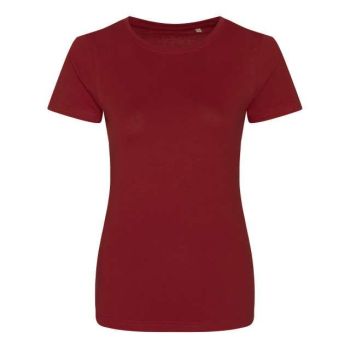 CASCADES ORGANIC WOMEN'S TEE Fire Red XS