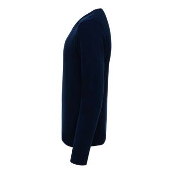 'ESSENTIAL' ACRYLIC MEN'S V-NECK SWEATER Navy M