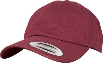Flexfit | 6 panelová kšiltovka "Peached" maroon onesize