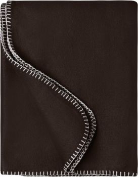 James & Nicholson | Fleecová deka brown/natural onesize