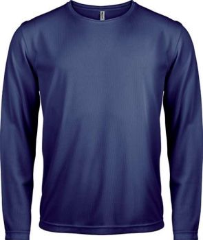 MEN'S LONG-SLEEVED SPORTS T-SHIRT Sporty Navy L