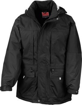 Result | Multifunkční zimní bunda black XXL