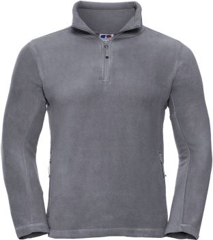 Russell | Fleecový svetr s 1/4 zipem convoy grey L
