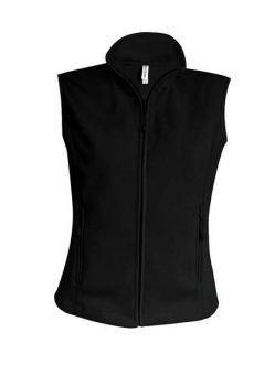 MELODIE - LADIES' MICRO FLEECE GILET Black M