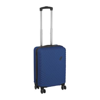 ABS kufor s matným povrchom dark blue