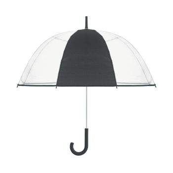 GOTA Průhledný 23palcový deštník black