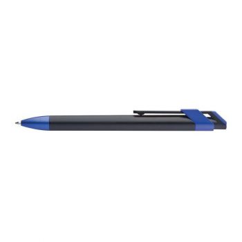 Čierne guľôčkové pero modrá