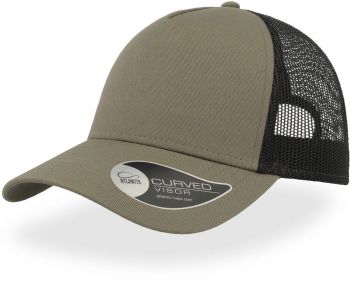 Atlantis | 5 panelová Trucker kšiltovka olive/black onesize