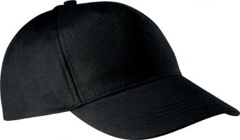COTTON CAP - 5 PANELS Black U