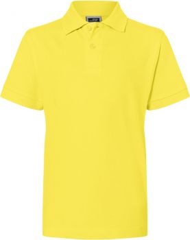 James & Nicholson | Dětské piqué polo yellow XXL
