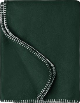James & Nicholson | Fleecová deka dark green/natural onesize