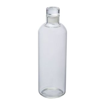 Sklenená fľaša na pitie, 750 ml transparent