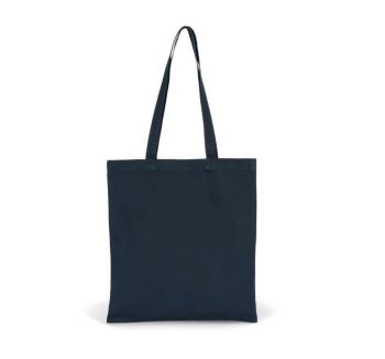 COTTON CANVAS SHOPPER BAG Navy U