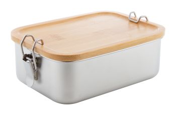 Bambento box na jedlo silver , natural