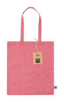 Lazar fairtrade nákupná taška red