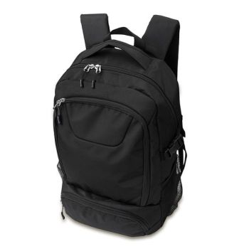 BADEN batoh s kapsou na laptop, černá