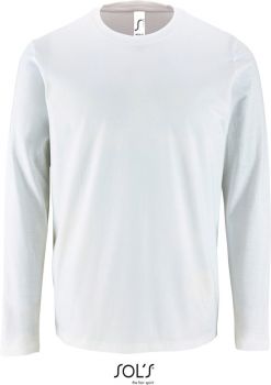 SOL'S | Pánské tričko s dlouhým rukávem white L