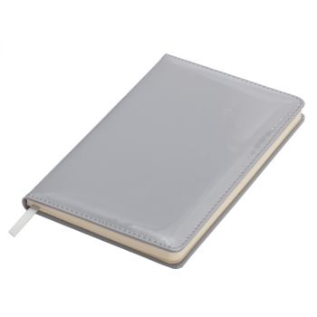 SHEEN zápisník se čtverečkovanými stranami 130x210 / 160 stran,  šedá