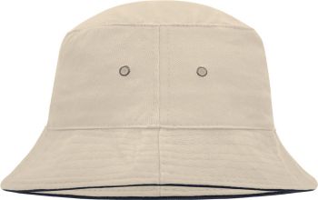 Myrtle Beach | Rybářský klobouk s lemem natural/navy L/XL